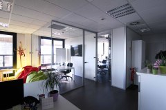 Mamparas y Divisiones Acristaladas para Oficinas en Barcelona LINKE-1