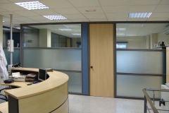 Mamparas y divisiones para oficinas contra incendios en Barcelona