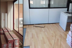 Suelo parquet para oficinas en Barcelona