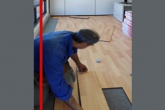 Suelo parquet para oficinas en Barcelona